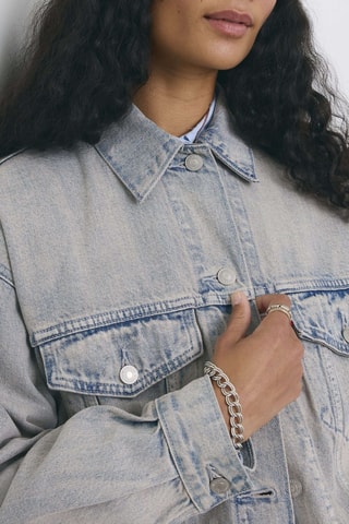 Veste en jean 90's Trucker - Bleu clair