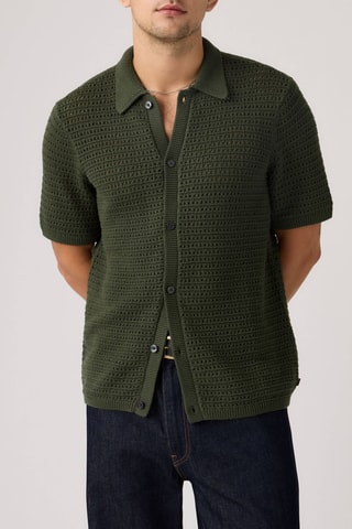 Gilet Sweat Knit - Vert