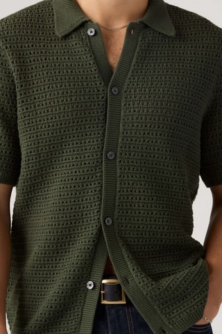 Gilet Sweat Knit - Vert