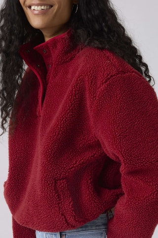 Pull Kasey Sherpa - Rouge