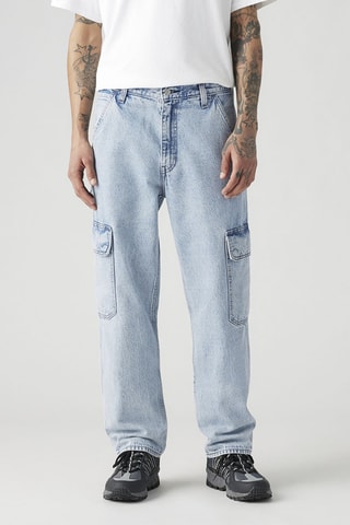 Jean cargo loose straight 568™ - Bleu