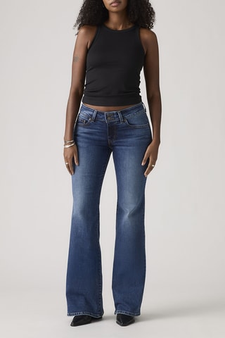 Jean superlow flare - Bleu