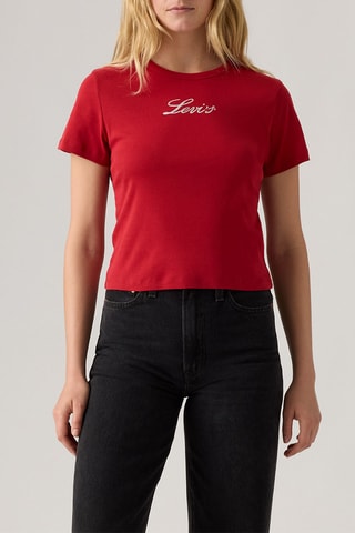 T-shirt Graphic Rickie - Rouge