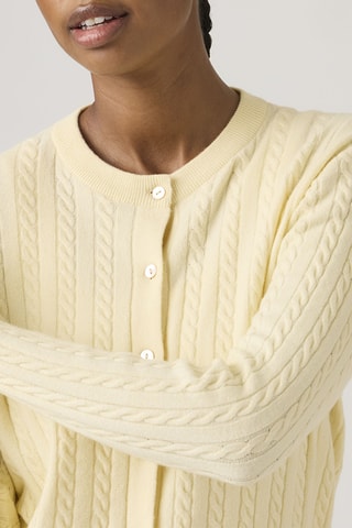 Gilet Super Soft Crewneck Cardi - Jaune