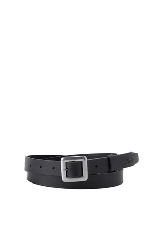 Ceinture en cuir New Classic - Noir