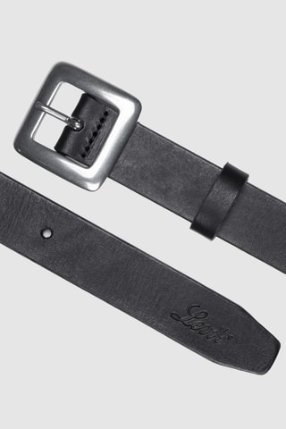 Ceinture en cuir New Classic - Noir