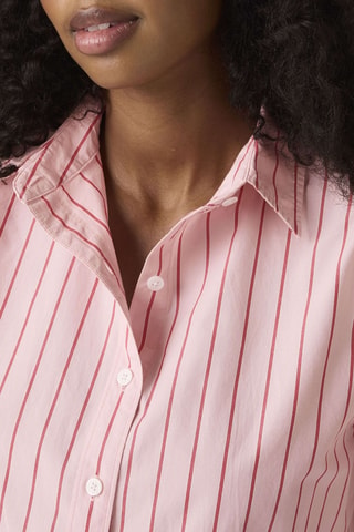 Chemisier Cropped Harlie Hug Stripe Peachski - Rose