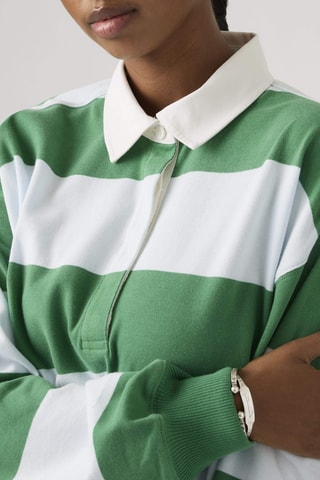 Polo Reenie Rugby - Vert et blanc