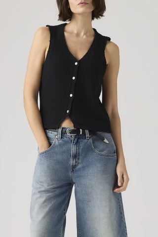 Gilet sans manches Helen - Noir