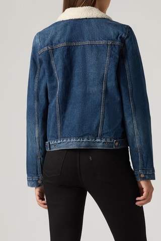 Veste en jean Original Sherpa Trucker - Bleu foncé