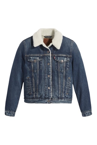 Veste en jean Original Sherpa Trucker - Bleu foncé