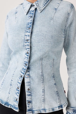 Chemisier en jean Shaped In The Dust Stone - Bleu