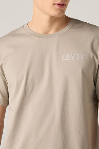 T-shirt Relaxed Fit Headline Logo - Kaki
