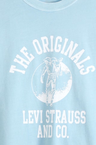 T-shirt Vintage Fit Graphic The Origina4 - Bleu