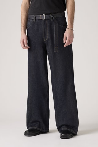 Jean Baggy Wide Twist - Bleu