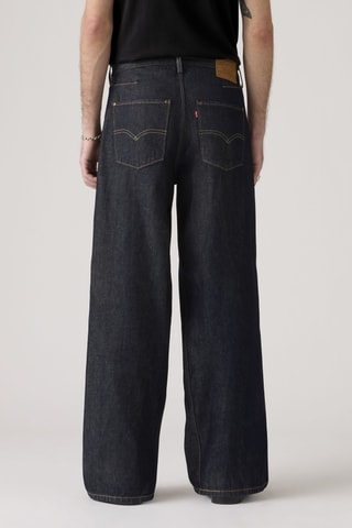 Jean Baggy Wide Twist - Bleu