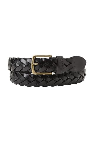 Ceinture en cuir Braid - Noir