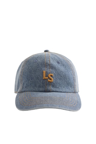 Casquette en jean Monogram - Bleu
