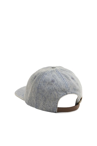 Casquette en jean Relaxed Dad Heritage - Gris