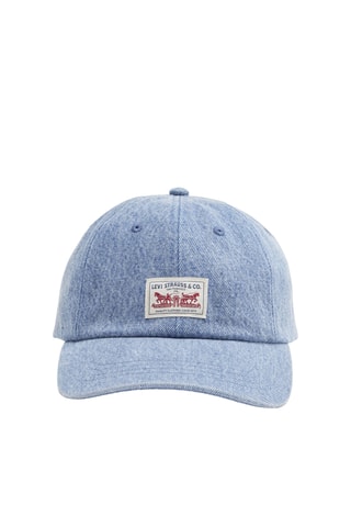 Casquette en jean Strauss - Bleu