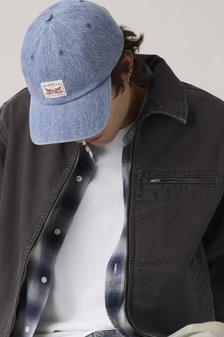 Casquette en jean Strauss - Bleu