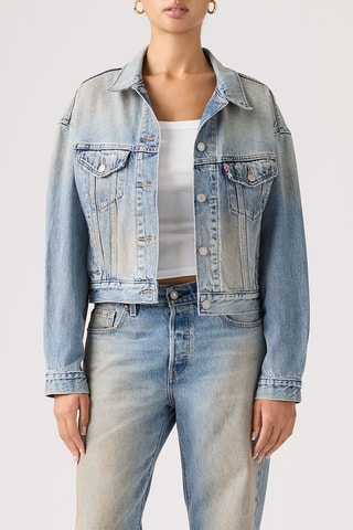 Veste en jean Shrunken 90S Trucker Off Roading Trucker - Bleu clair