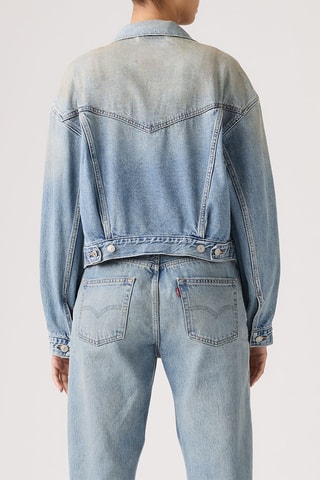 Veste en jean Shrunken 90S Trucker Off Roading Trucker - Bleu clair