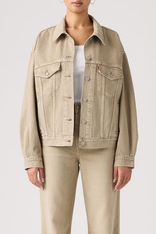 Veste en jean 90's Trucker - Beige