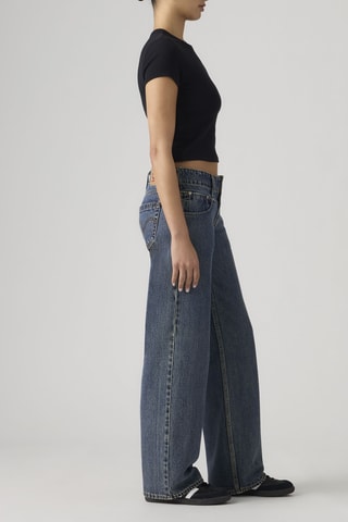 Jean Superlow Loose - Bleu