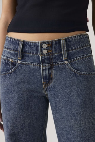 Jean Superlow Loose - Bleu