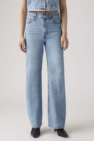 Jean Ribcage Wide Legs - Bleu