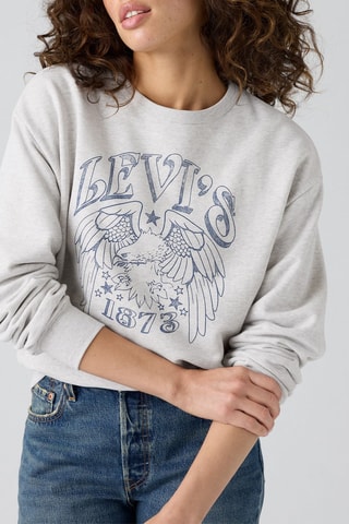 Sweat Graphic Heritage - Gris chiné