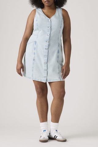 Robe chemise sans manches Vianna - Ciel