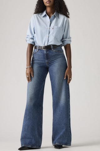 Jean 94' Baggy Wide Legs - Bleu