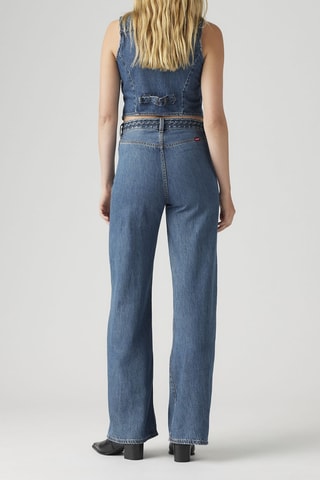 Jean Ribcage Wide Legs - Bleu