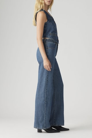 Jean Ribcage Wide Legs - Bleu