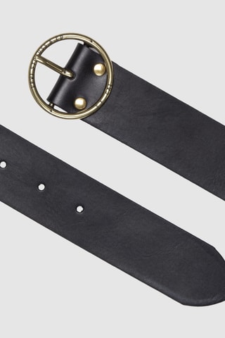 Ceinture en cuir Athena - Noir