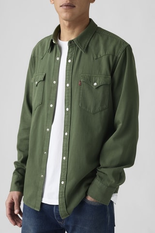 Chemise en jean Classic Western - Vert