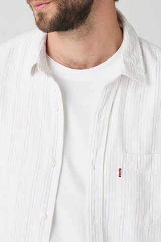 Chemise en lin Sunset - Blanc
