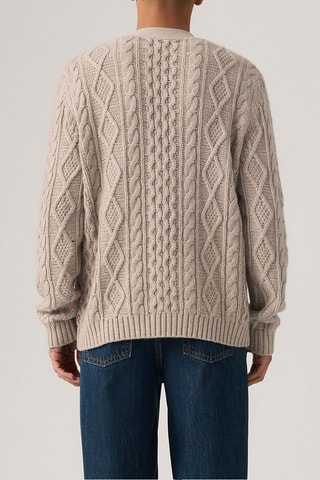 Gilet en laine Valencia Cardigan - Beige