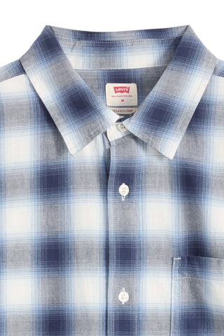 Chemise Duboce Boxy Over James Plaid Rain - Bleu
