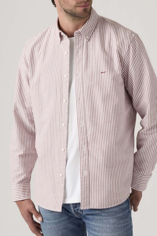 Chemise Authentic Button Down Waylon Stripe Russ - Marron
