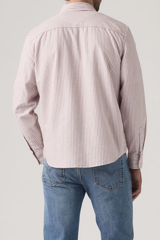 Chemise Authentic Button Down Waylon Stripe Russ - Marron
