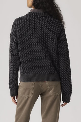 Pull Leilah Cable - Noir