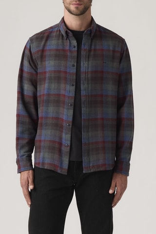 Chemise Authentic Button Down Bennett Plaid - Bleu