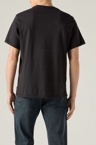 T-shirt Relaxed Fit Headline Logo - Noir