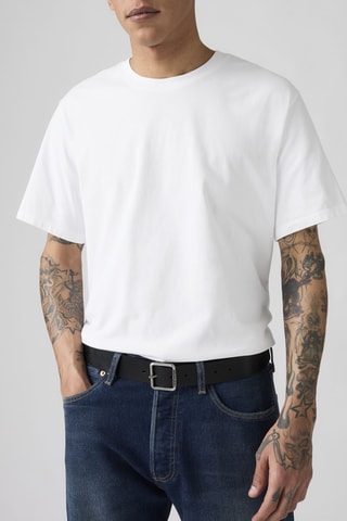 Ceinture en cuir Parker - Noir