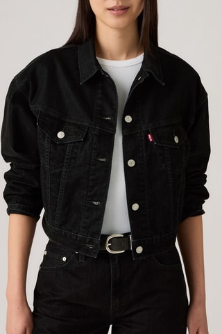 Veste en jean Shrunken 90's - Bleu
