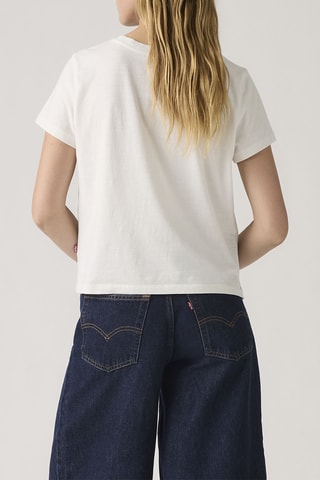 T-shirt Graphic Boxy - Blanc