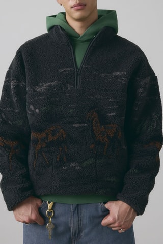 Sweat IdyllWild Sherpa - Noir